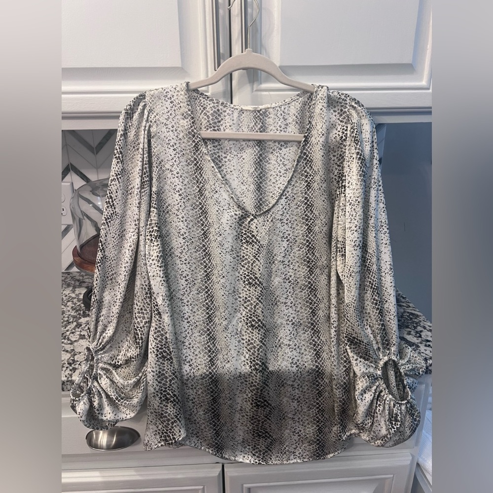 snake skin top